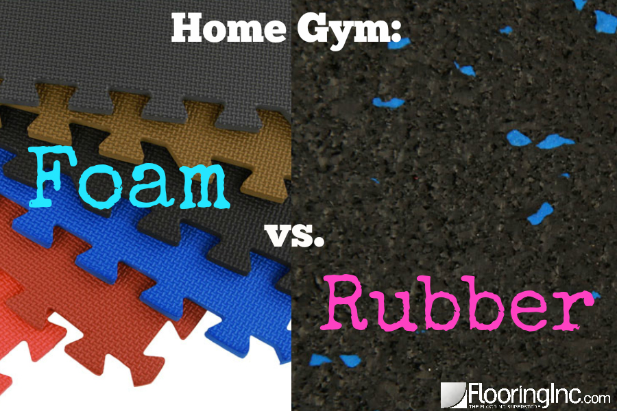 foam rubber exercise mats