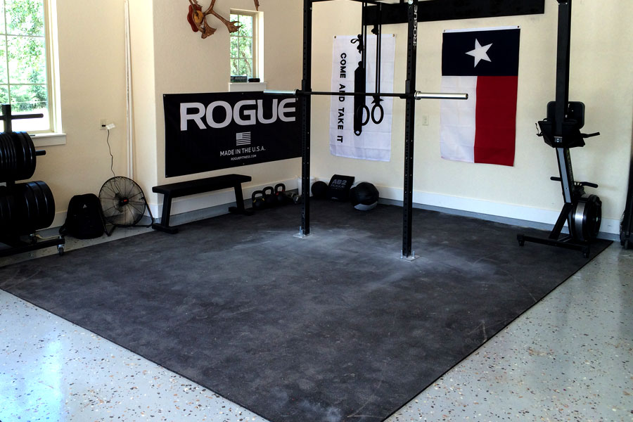 garage gym mats