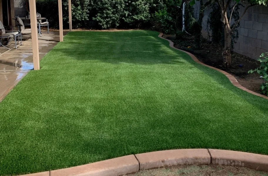 Installing artificial grass over concrete: All Play Pet Turf Rolls